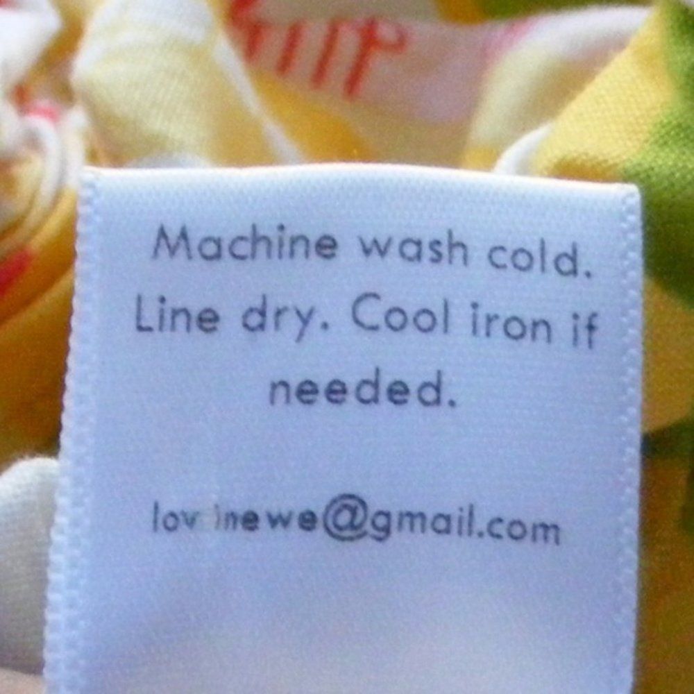 LOVIN EWE Dresses, 3T/12M Matching Pillowcase, Green Ribbon, Chevrons, Lot of 2 - Picture 5 of 5